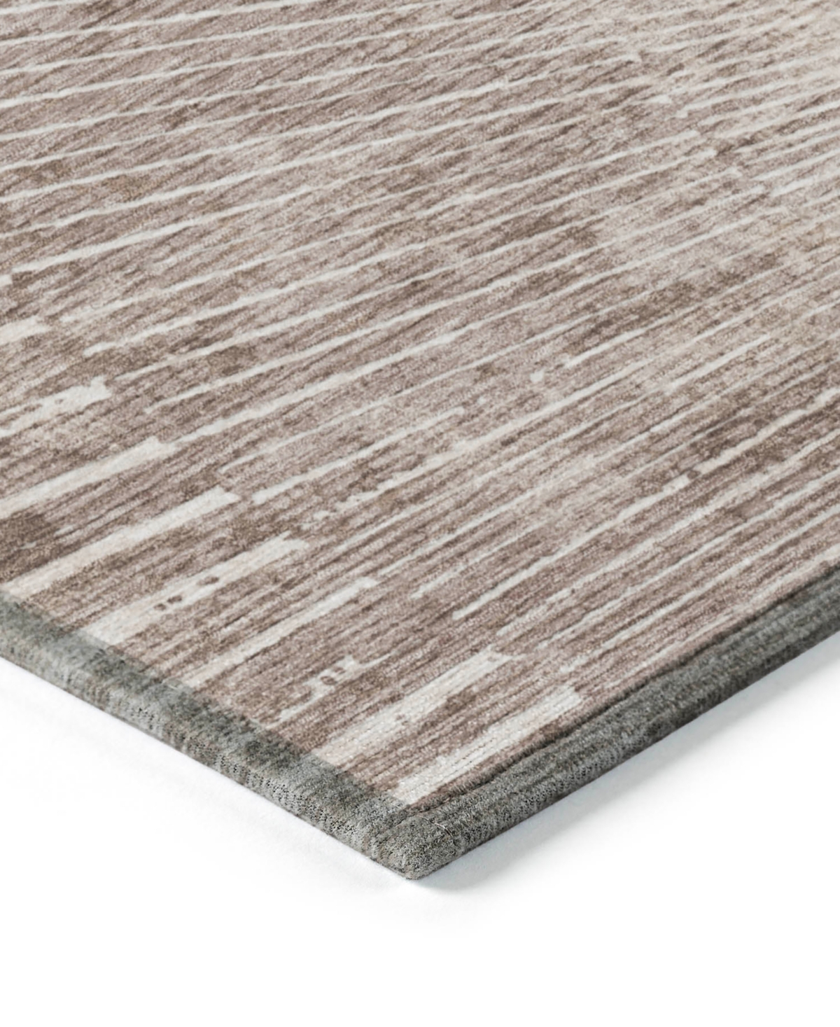 Addison Chantille Machine Washable Acn542 9'x12' Area Rug In Taupe