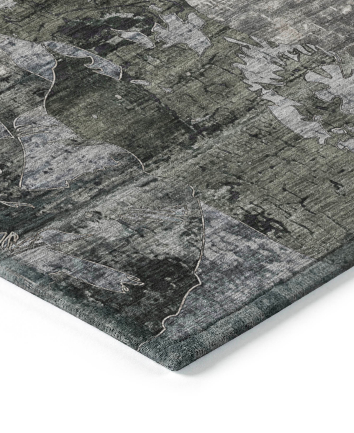 Shop Addison Chantille Machine Washable Acn555 10'x14' Area Rug In Gray