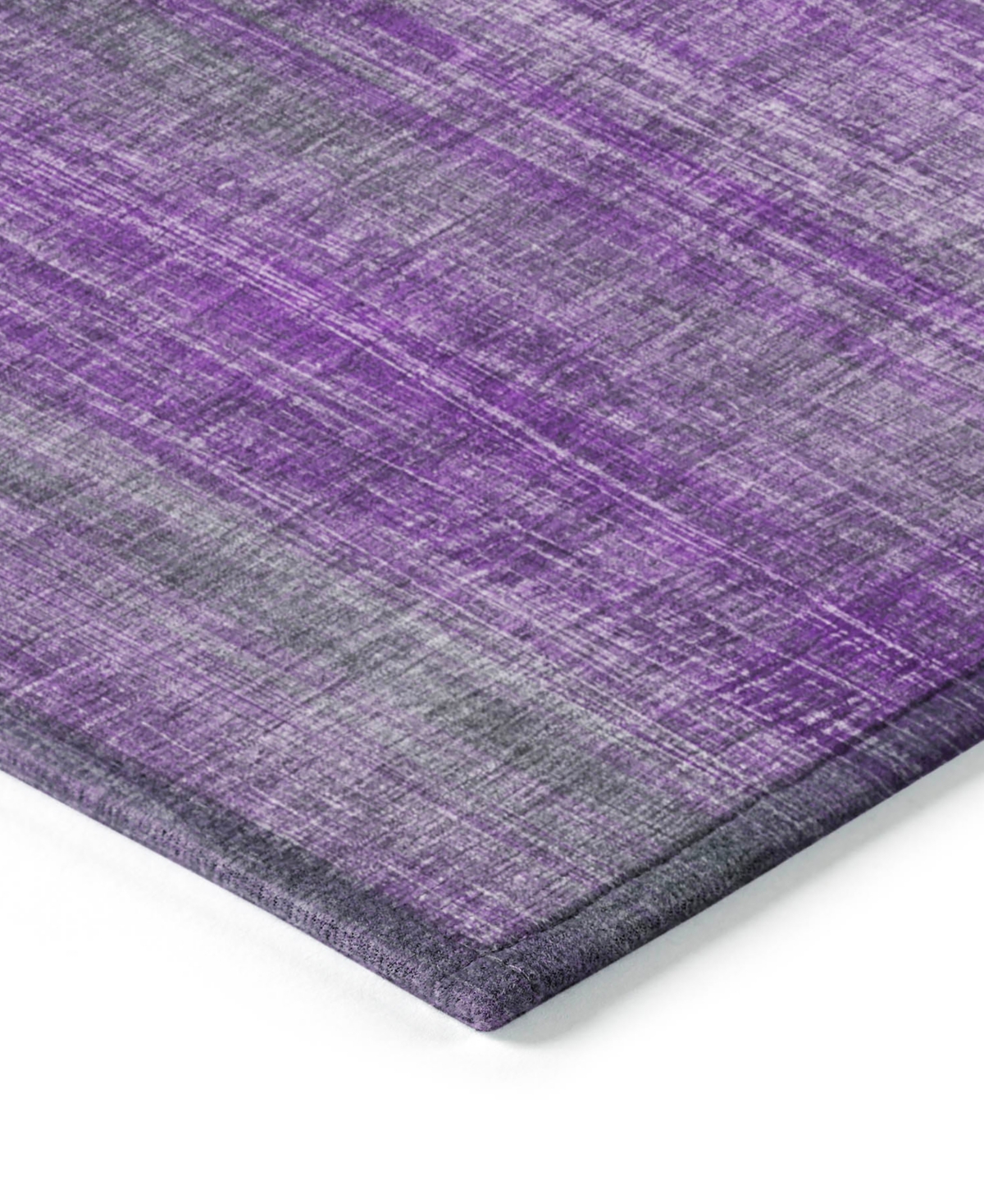 Addison Chantille Machine Washable Acn552 5'x7'6 Area Rug In Purple