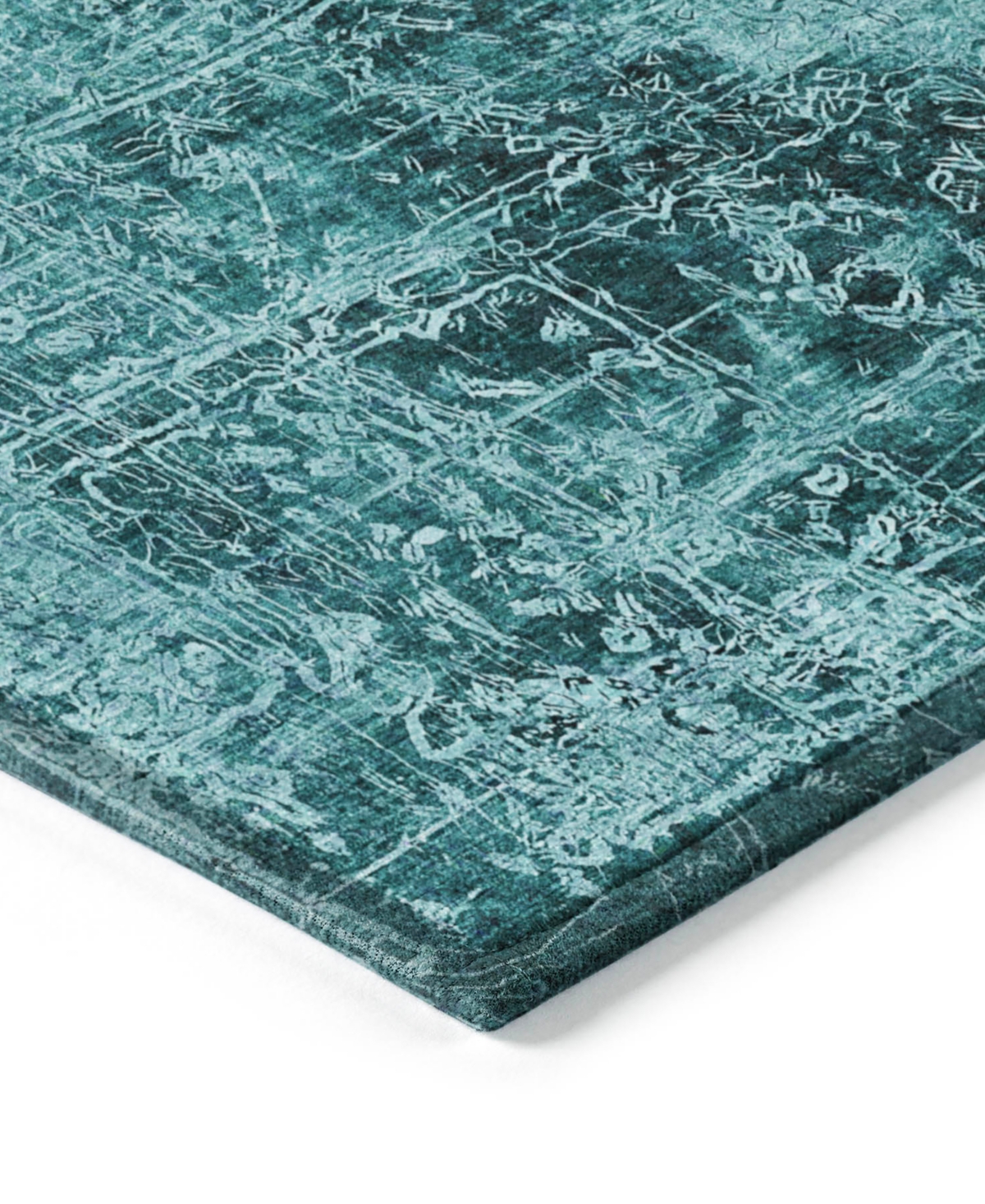 Addison Chantille Machine Washable Acn559 2'3x7'6 Runner Area Rug In Ocean