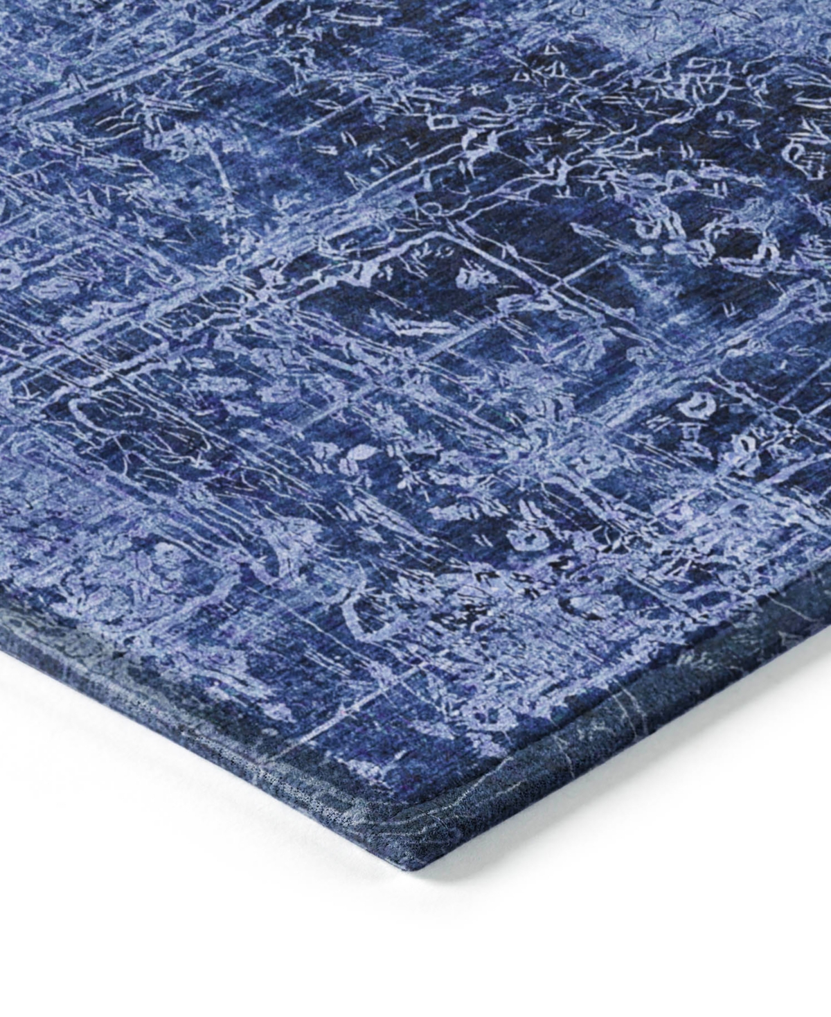 Addison Chantille Machine Washable Acn559 3'x5' Area Rug In Navy