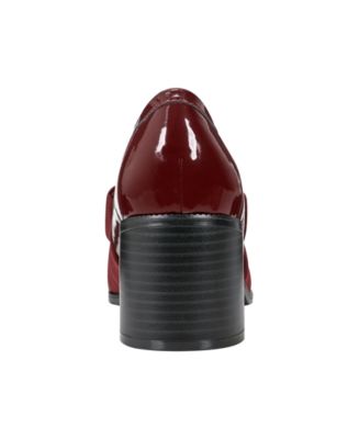 Women's Korrar Bow Stacked Block Heel Loafers