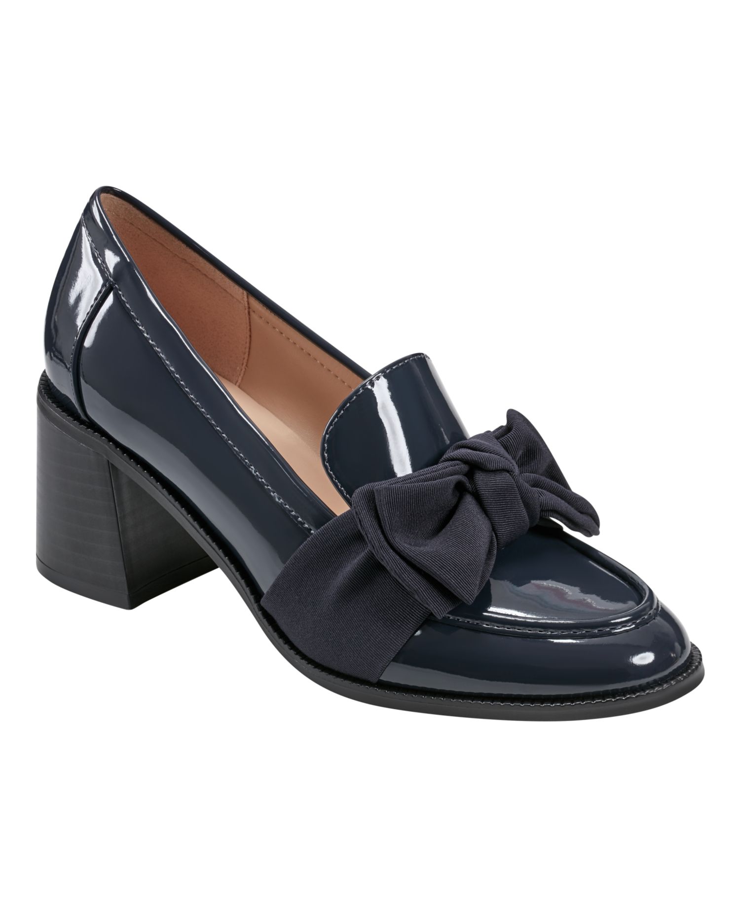 Women's Korrar Bow Block Heel Loafers