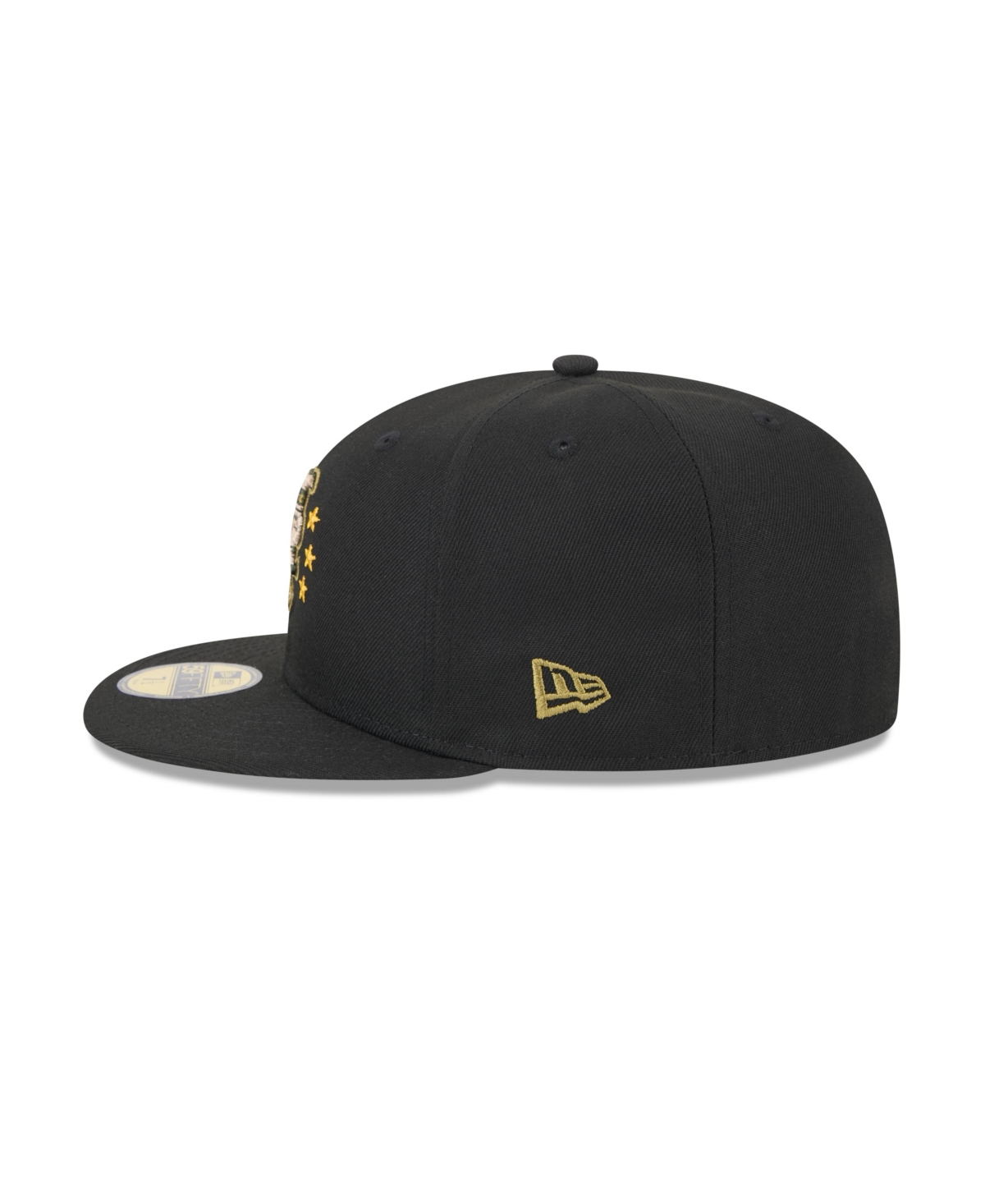 Shop New Era Men's Black New York Mets 2024 Armed Forces Day On-field 59fifty Fitted Hat