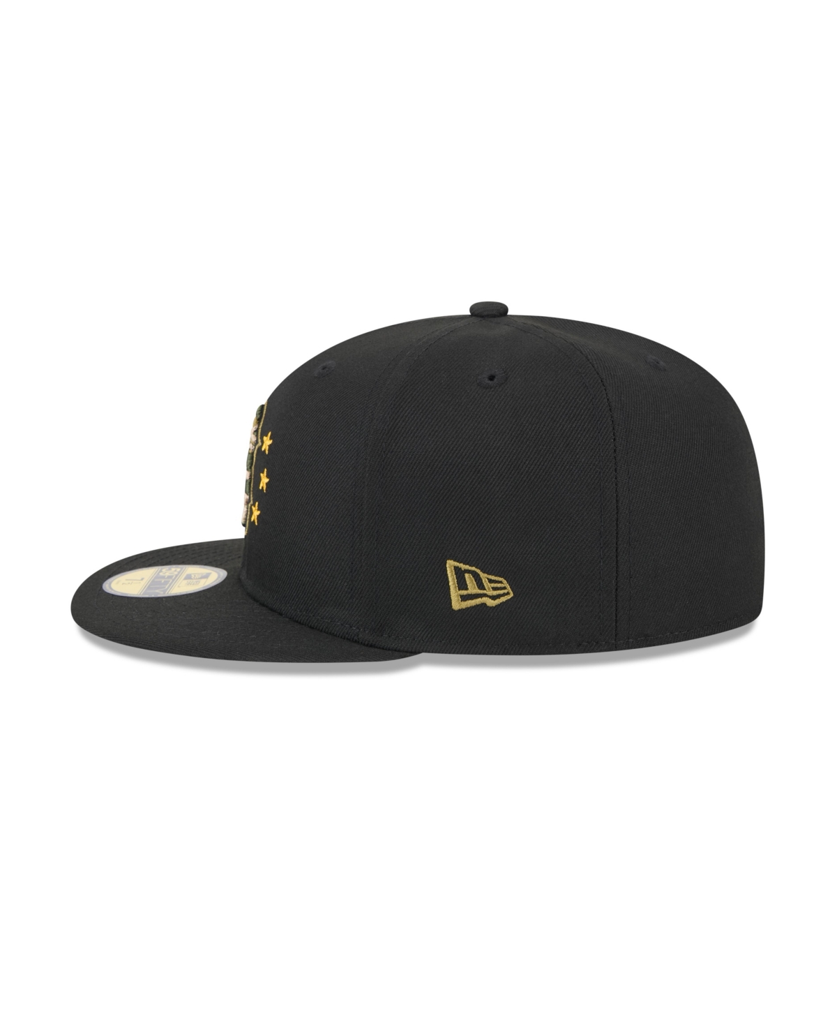 New Era Men's Black Boston Red Sox 2024 Armed Forces Day On-field 59fifty Fitted Hat In Black