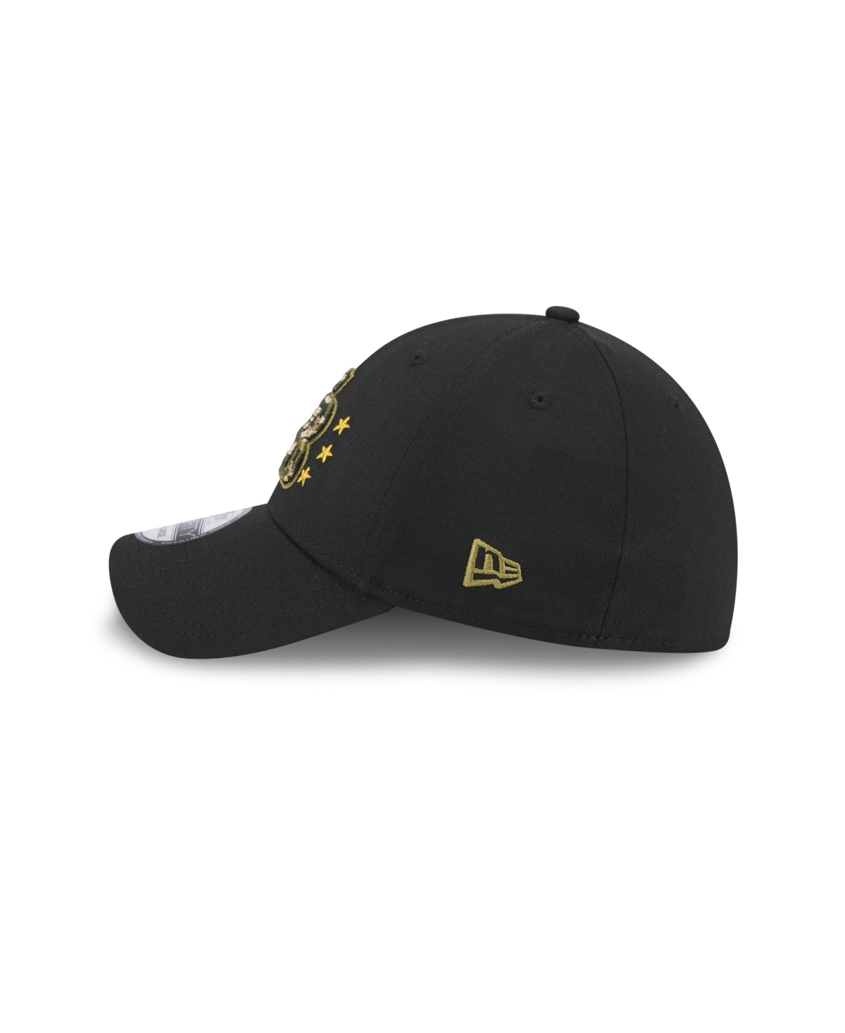 Shop New Era Men's Black Tampa Bay Rays 2024 Armed Forces Day 39thirty Flex Hat