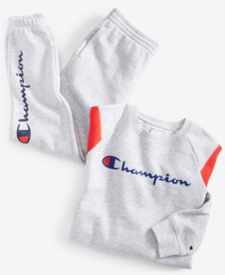 Champion Big Boys Signature Fleece Sweatshirt Jogger Pants Macy's
