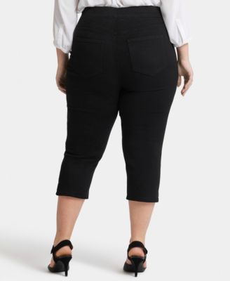 Plus Size Dakota Crop Pull-On Jeans