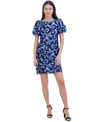 Eliza j embroidered sheath dress hotsell