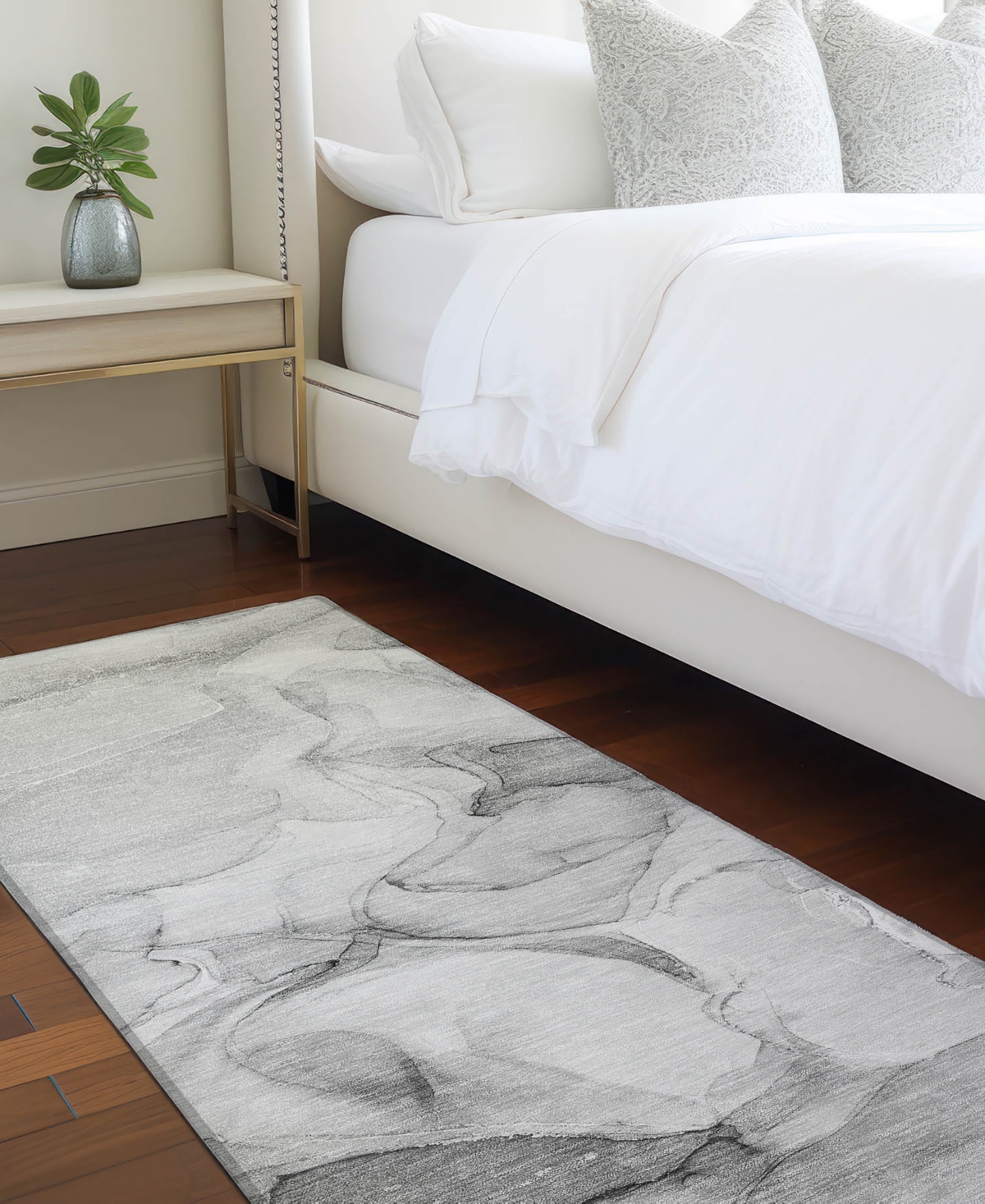 Addison Chantille Machine Washable Acn502 2'3x7'6 Runner Area Rug In Gray