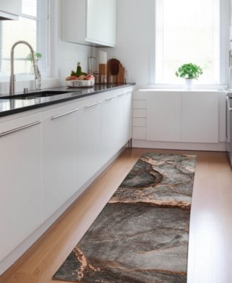 Chantille Machine Washable ACN525 2'3x7'6 Runner Area Rug