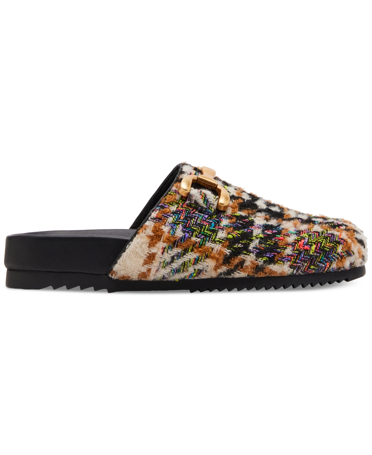 Steve Madden Women's Masin Slip-On Buckle Clog Flats