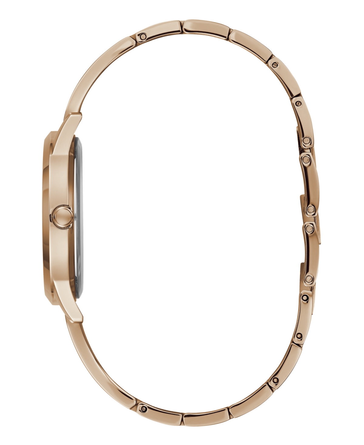 Guess Women's Analog Rose Gold Tone Stainless Steel Watch 34 Mm In Rose Gold