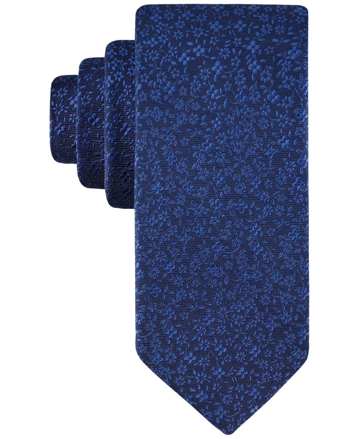 Shop Tommy Hilfiger Men's Musa Floral Tie In Navy