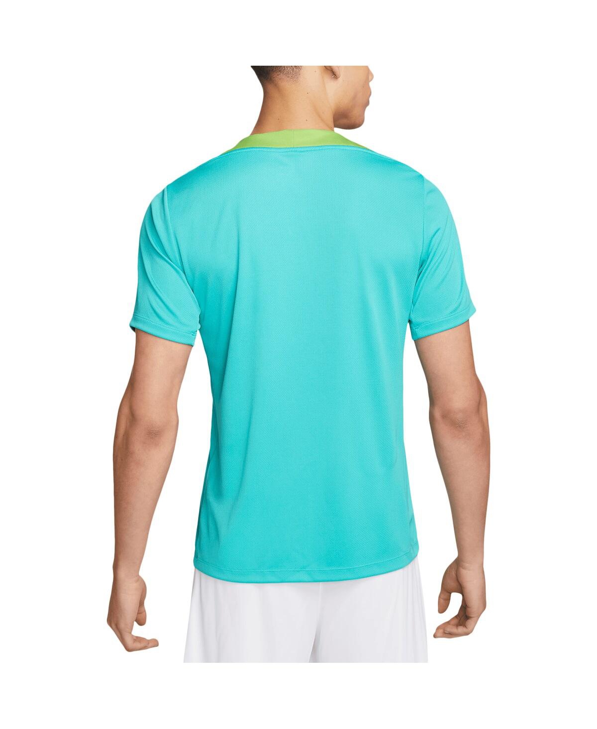Nike Men's Aqua Brazil National Team 2024 Strike Performance Top -dym