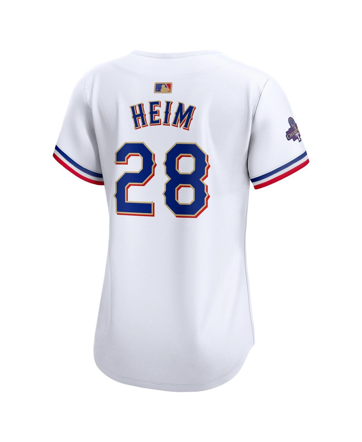 Nike Women's Jonah HeimTexas Rangers 2024 Gold Collection Limited Player Jersey - White