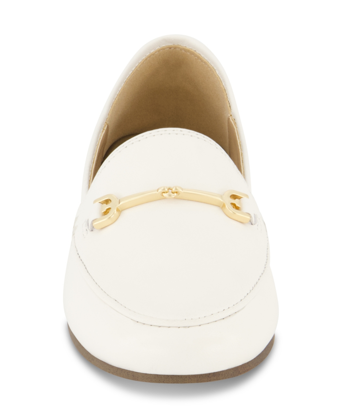 Sam Edelman Little And Big Girls Leo Loraine Metallic Logo Loafer In White