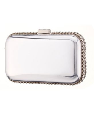 Metallic Minaudiere with Cystal Adorned Edge