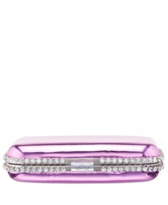 Metallic Minaudiere with Cystal Adorned Edge