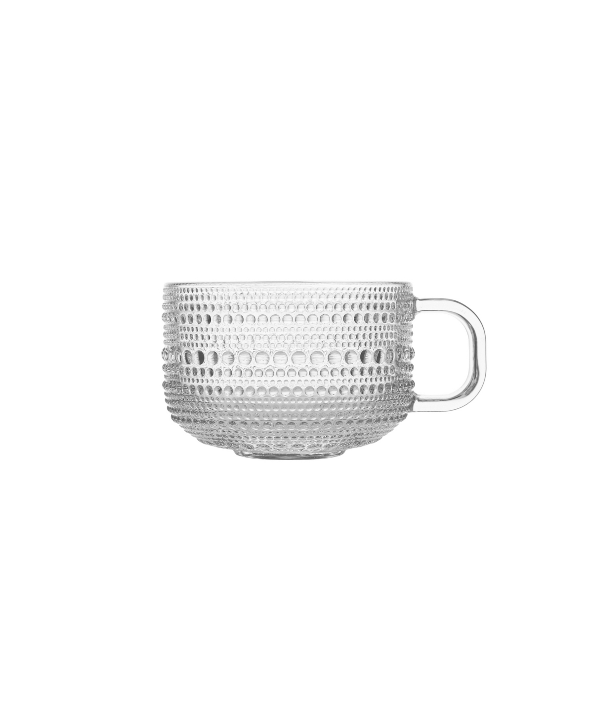 Fortessa Jupiter Clear Tea/cappuccino Cup 13.5oz, Set Of 6 In Clear