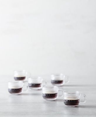 Jupiter Clear Espresso Cup 3oz, Set of 6