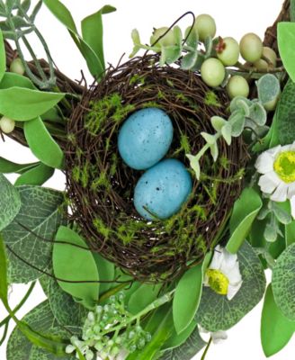 20 Daisies and Berries Wreath