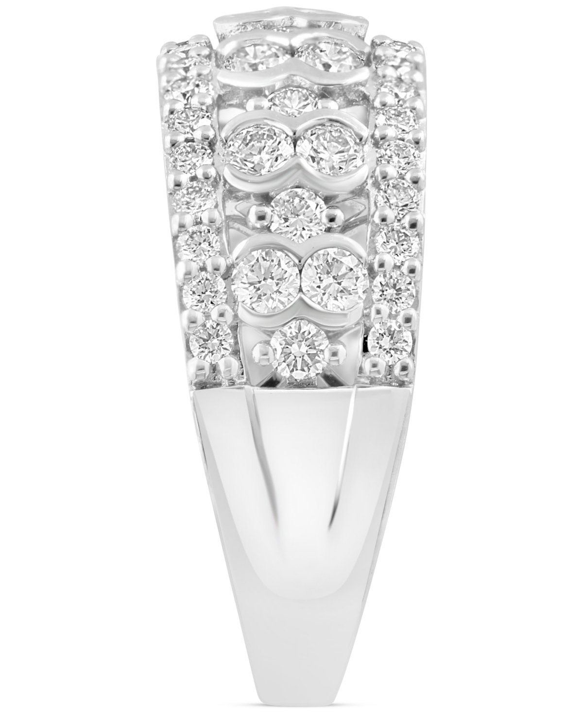 Effy Diamond Openwork Ring (1-1/4 ct. t.w.) in 14k- White Gold