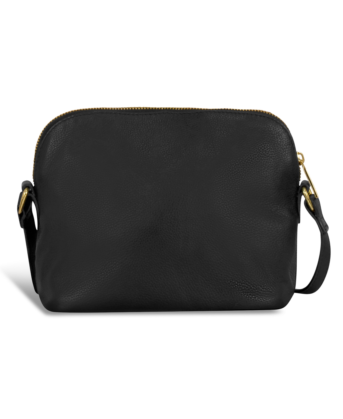 Shop Champs Leather Top-zip Shoulder Bag In Black