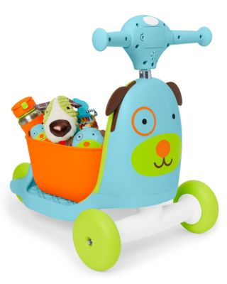 Skip Hop Zoo 3-in-1 Ride-On Dog Toy Scooter