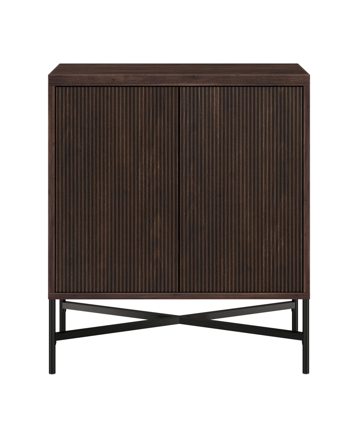 Shop Hudson & Canal Brighton 28" Wide Rectangular Accent Cabinet In Alder Brown