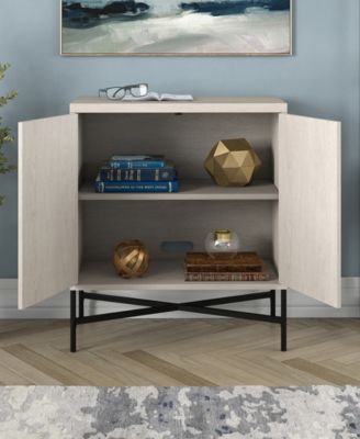 Brighton 28" Wide Rectangular Accent Cabinet in Alder White