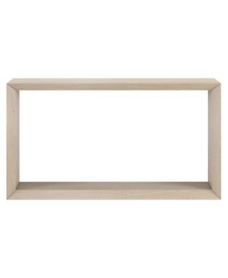 Osmond 55" Wide Rectangular Console Table in Alder White