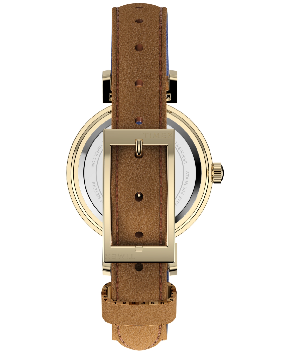 Shop Timex Women's Quartz Dress Analog Brown Leather Strap 31mm Round Watch