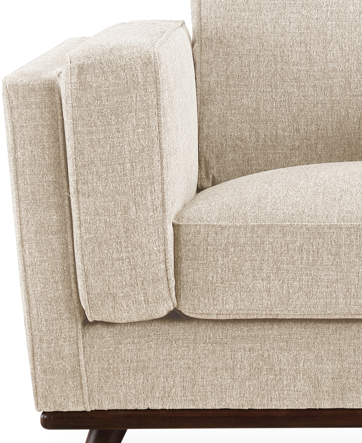 ABBYSON LIVING VENICE 67.5" MODERN FABRIC LOVESEAT 