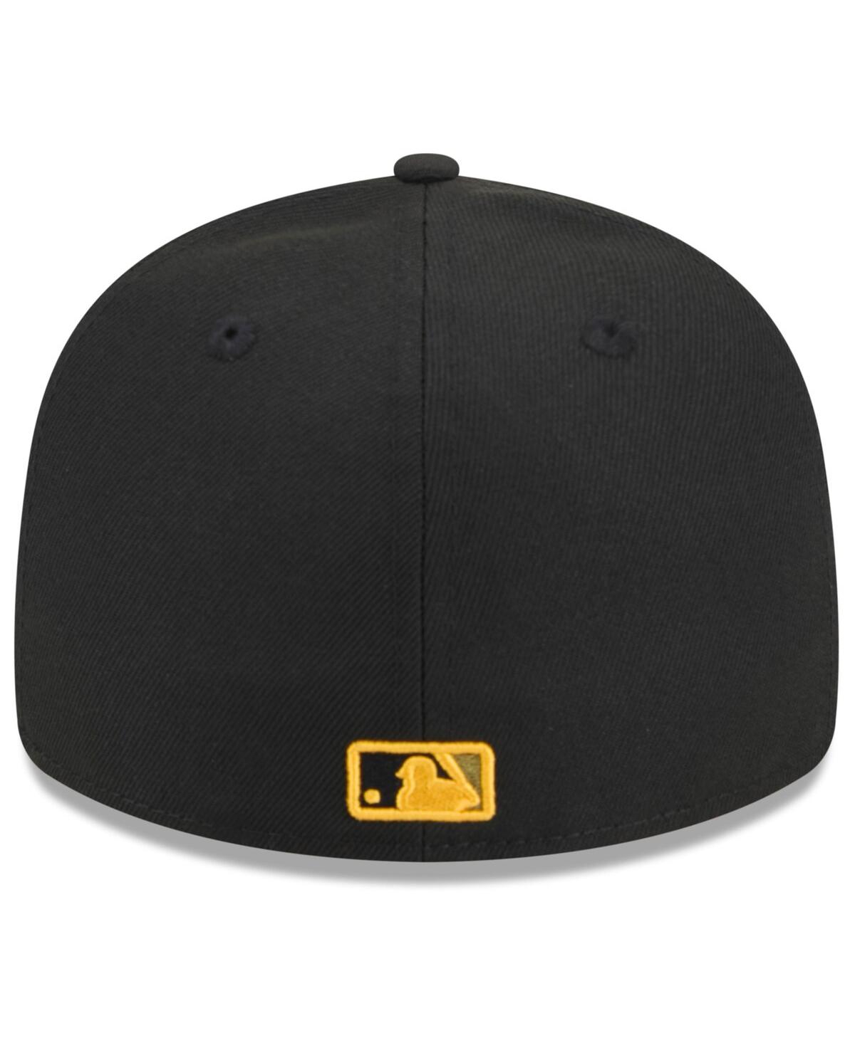 Shop New Era Men's Black Cleveland Guardians 2024 Armed Forces Day Low Profile 59fifty Fitted Hat