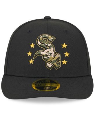 Men's Black Chicago White Sox 2024 Armed Forces Day Low Profile 59FIFTY Fitted Hat