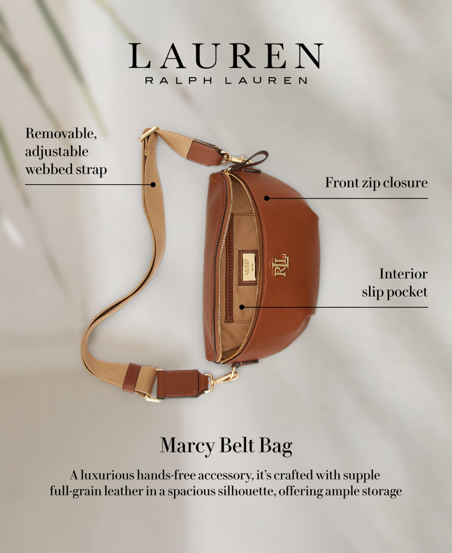 Marcy Leather Small Belt Bag