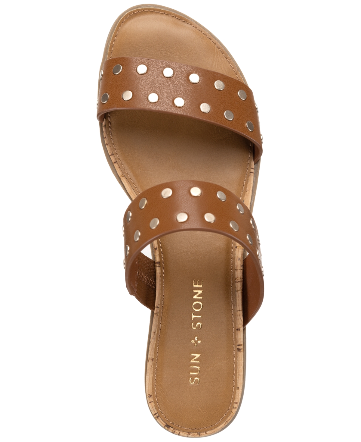 Sun + Stone Women's Easten Double Band Slide Flat Sandals, Created for Macy's