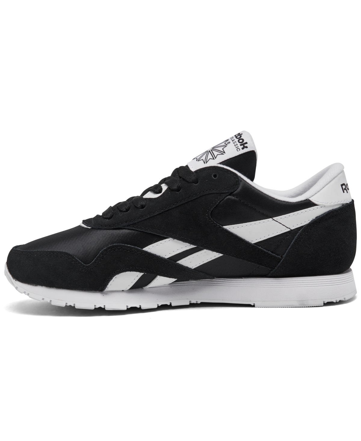 Reebok Women's Classic Nylon Casual Sneakers from Finish Line - White