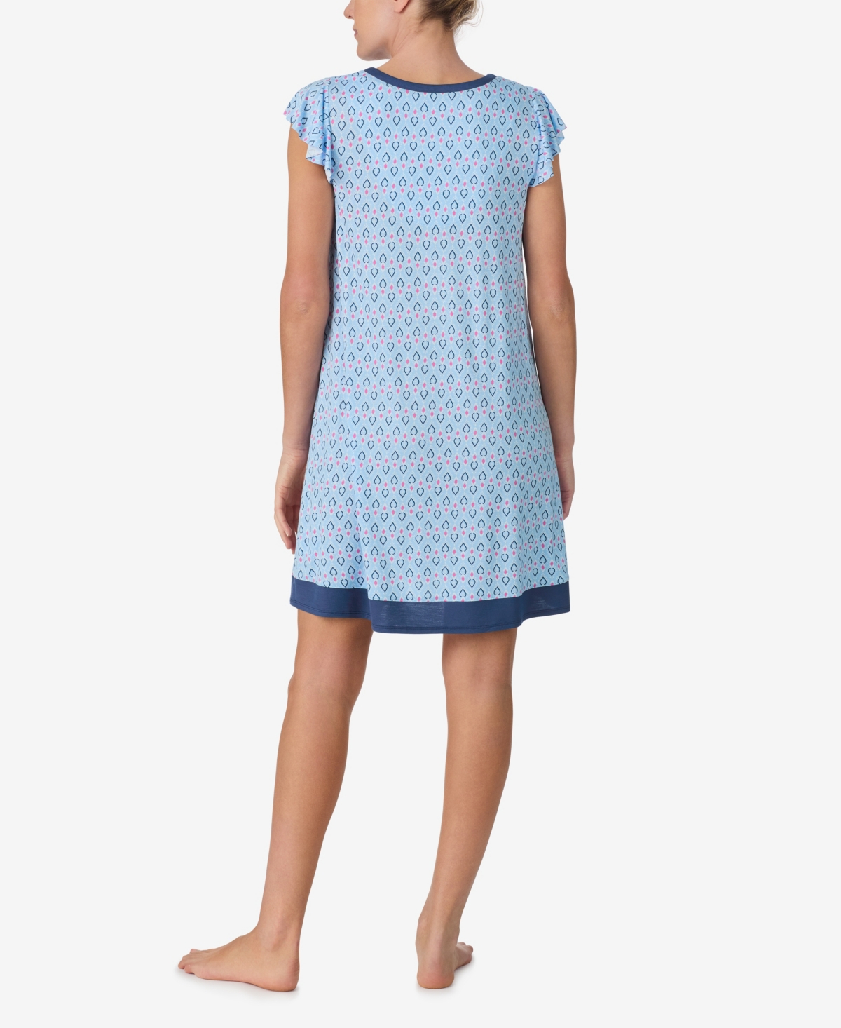 Ellen Tracy Women's Sleeve Chemise Short Gown