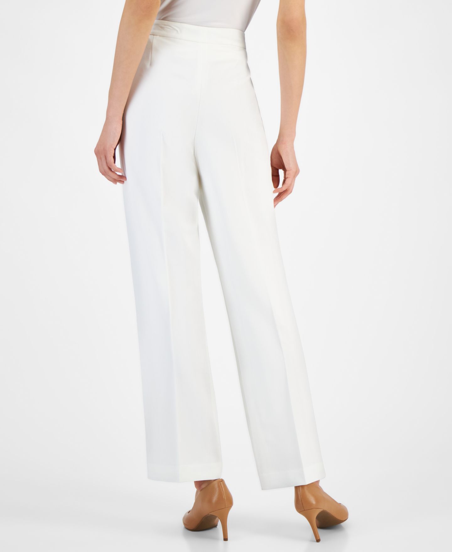 Женские брюки Kasper Kate Straight Leg Pant, цвет: Ванильный ледяной — фото 7