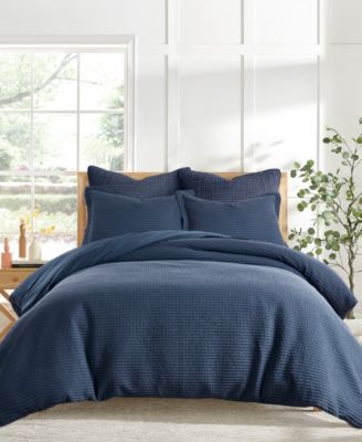 Home Cloud Waffle Textured 3-Pc. Comforter Set, Full/Queen