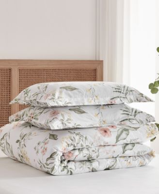 Viviana Reversible 3-Pc. Duvet Cover Set, King/California King