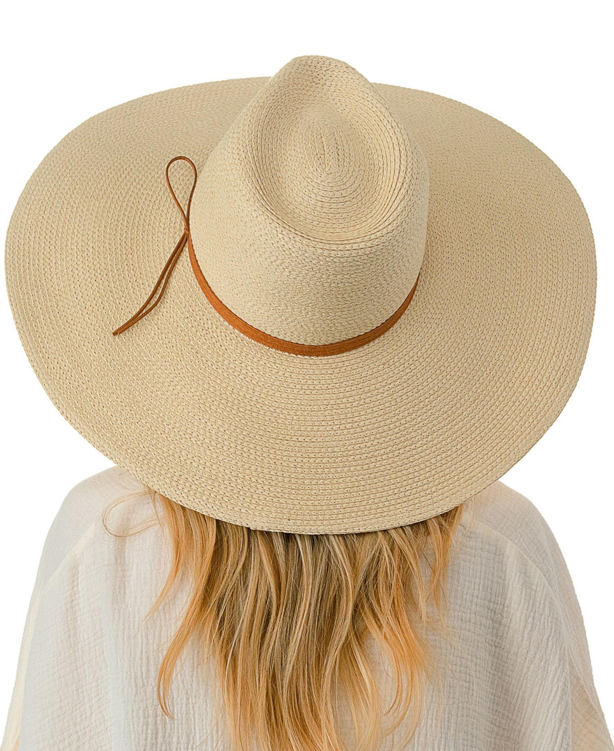 Shop Marcus Adler Women's Straw Floppy Hat In Light Tan