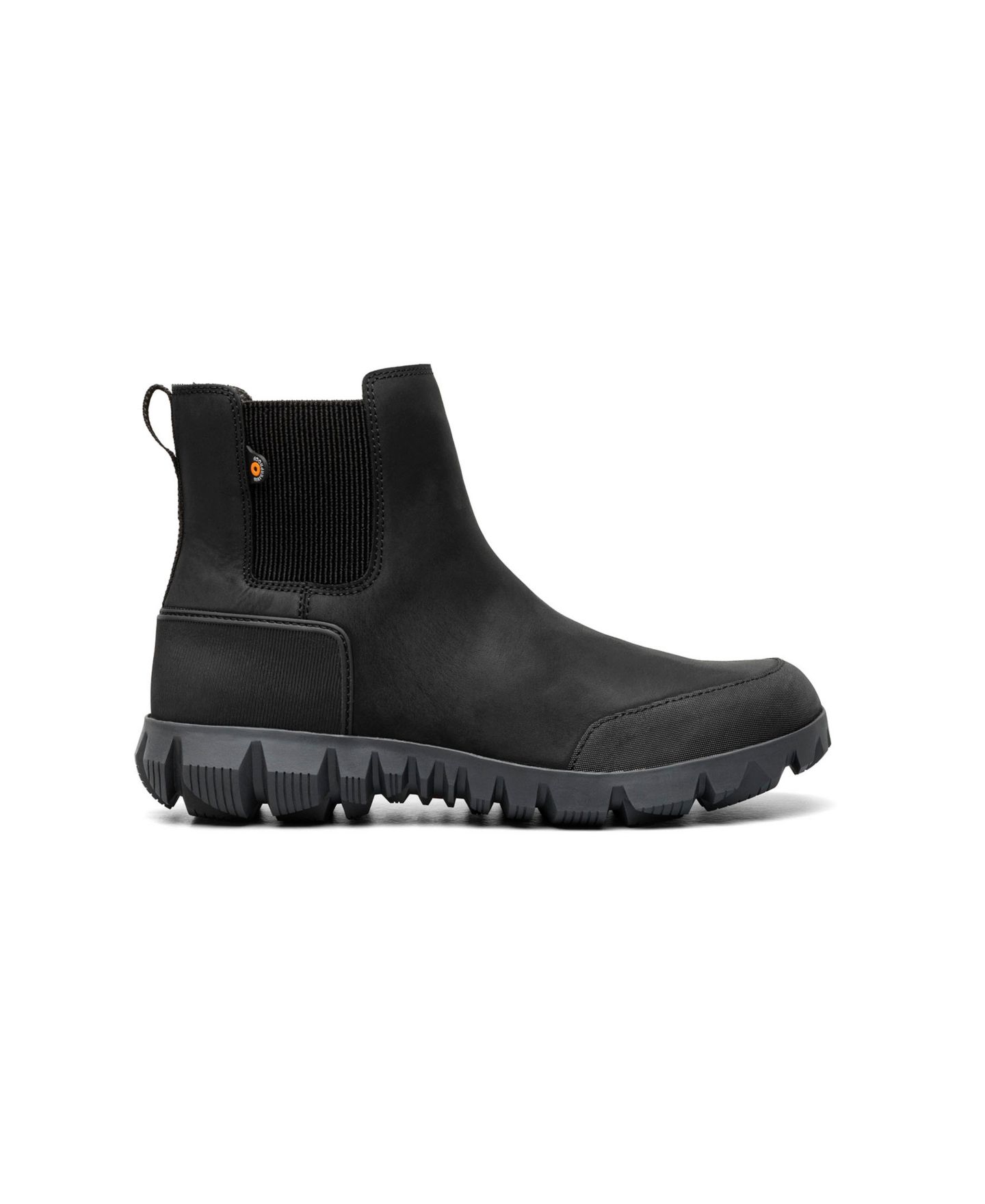 Мужские ботинки BOGS Arcata Urban Leather Slip-Resistant Chelsea, цвет: Чёрный — фото 5
