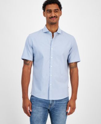 Macys mens dress shirts short sleeve hotsell