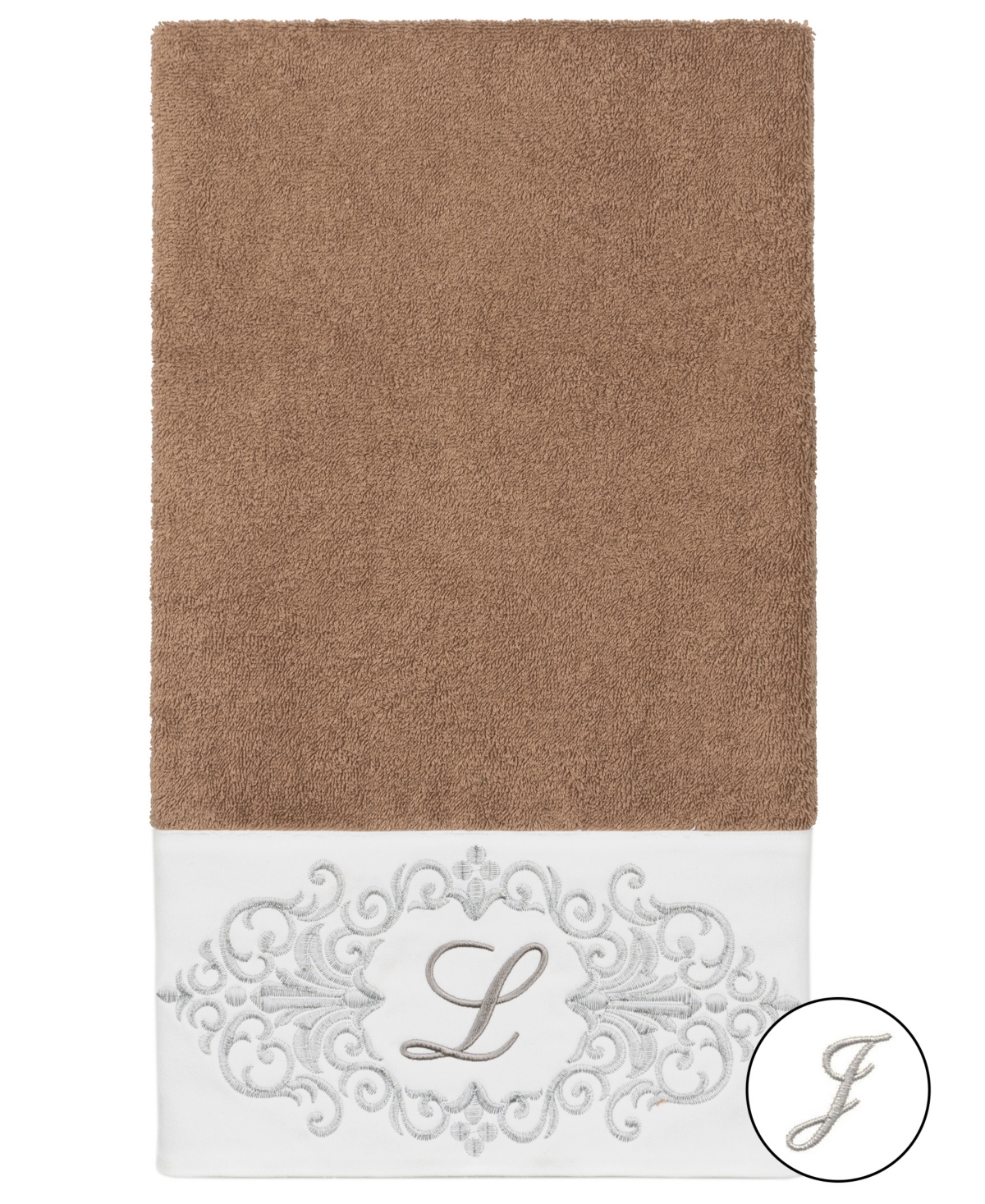 Linum Home 100% Turkish Cotton Monica 3-pc. Embellished Towel Set