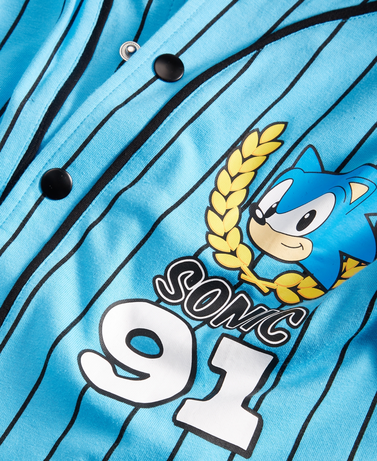 Sonic Big Boys Logo Baseball Shirt & Shorts Set