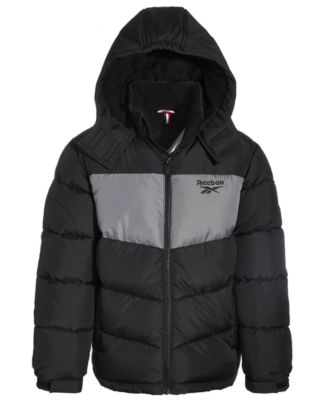 Reebok Men's Sporty purchases Heavy Weight Hooded Bubble Jacket