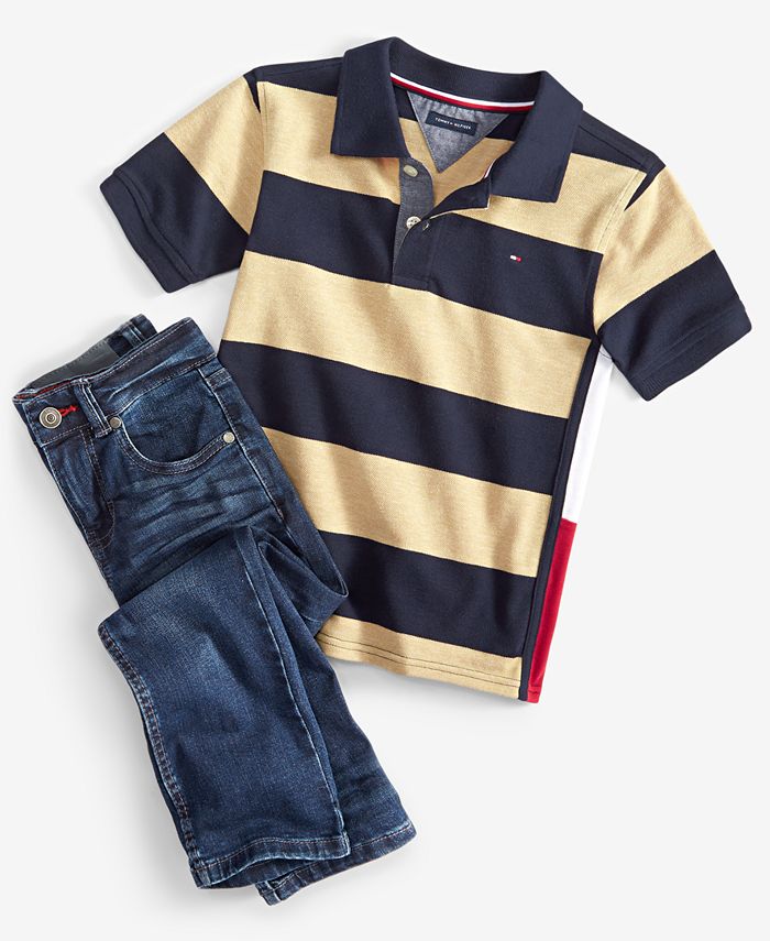 Tommy Hilfiger Baby Boys Polo In Beige main image 1